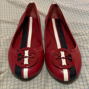 Tory Burch - Racer Striped Reva Ballet Flat